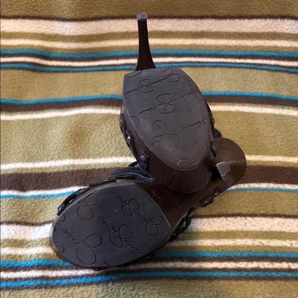 Jessica Simpson Black Strappy Heels - Picture 4 of 6